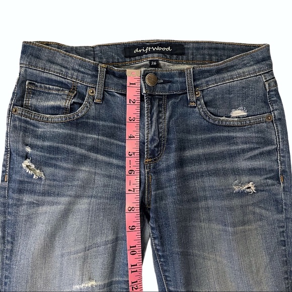 Driftwood Medium Wash Mid Rise Skinny Jeans - Picture 7 of 9